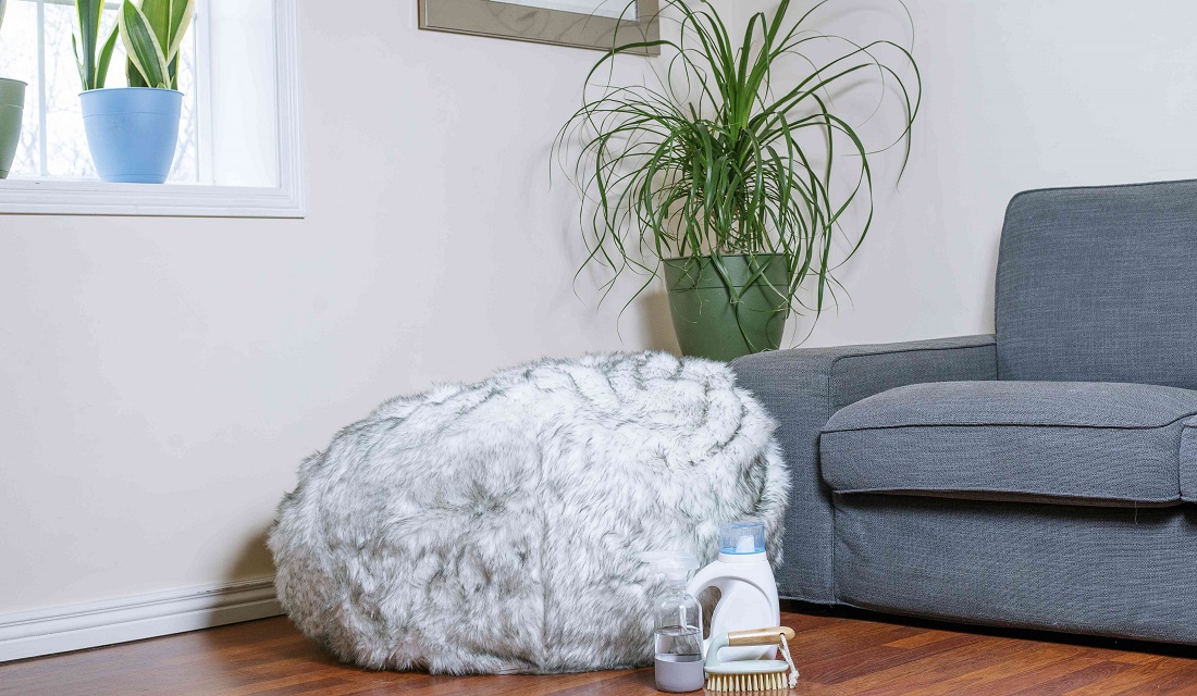 Bean bag cover dry cleaning service in Gurgaon by Worth Care Drycleaner